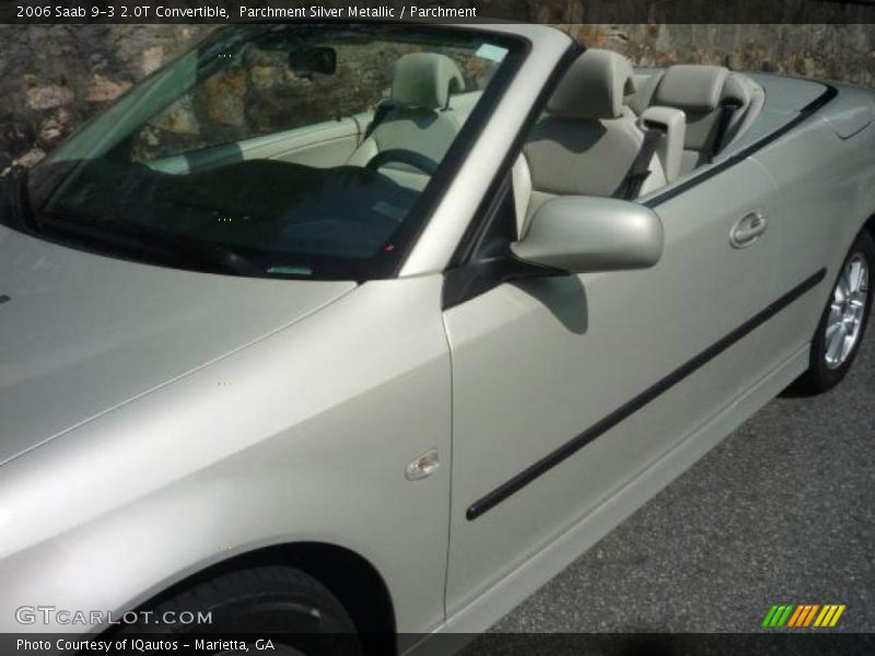 Parchment Silver Metallic / Parchment 2006 Saab 9-3 2.0T Convertible