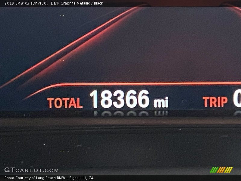 Dark Graphite Metallic / Black 2019 BMW X3 sDrive30i