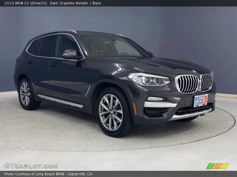 Dark Graphite Metallic / Black 2019 BMW X3 sDrive30i