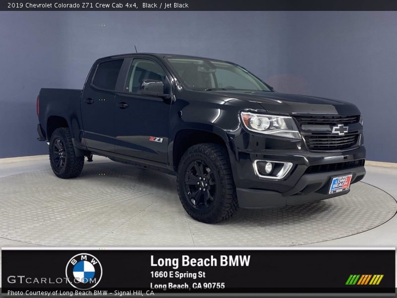 Black / Jet Black 2019 Chevrolet Colorado Z71 Crew Cab 4x4