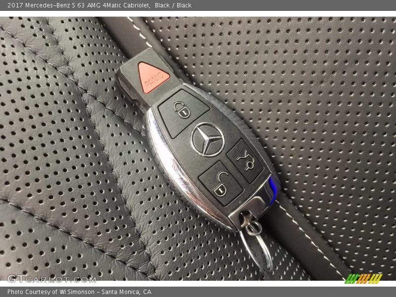 Keys of 2017 S 63 AMG 4Matic Cabriolet