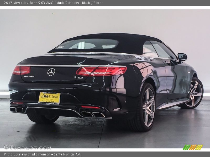 Black / Black 2017 Mercedes-Benz S 63 AMG 4Matic Cabriolet