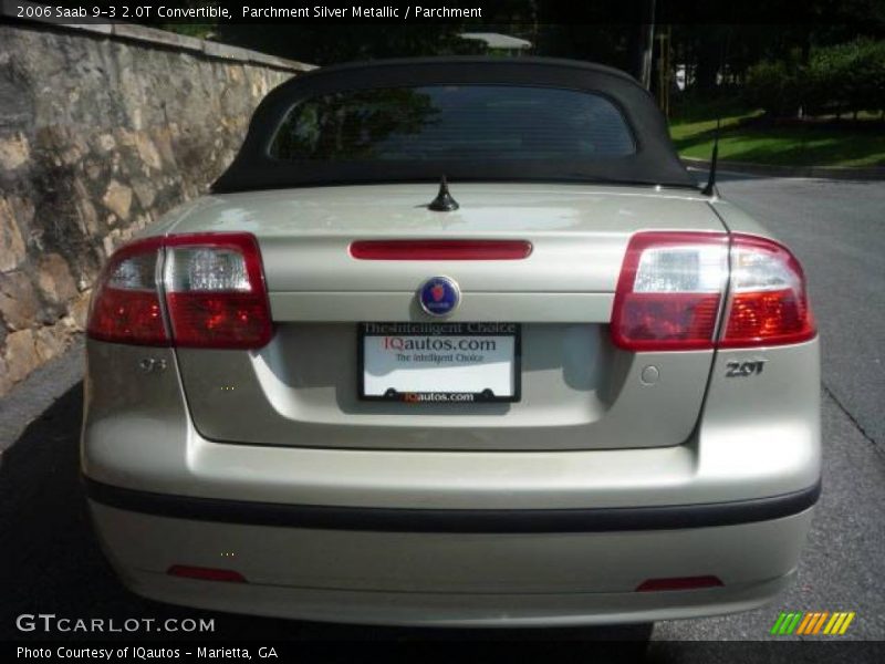 Parchment Silver Metallic / Parchment 2006 Saab 9-3 2.0T Convertible