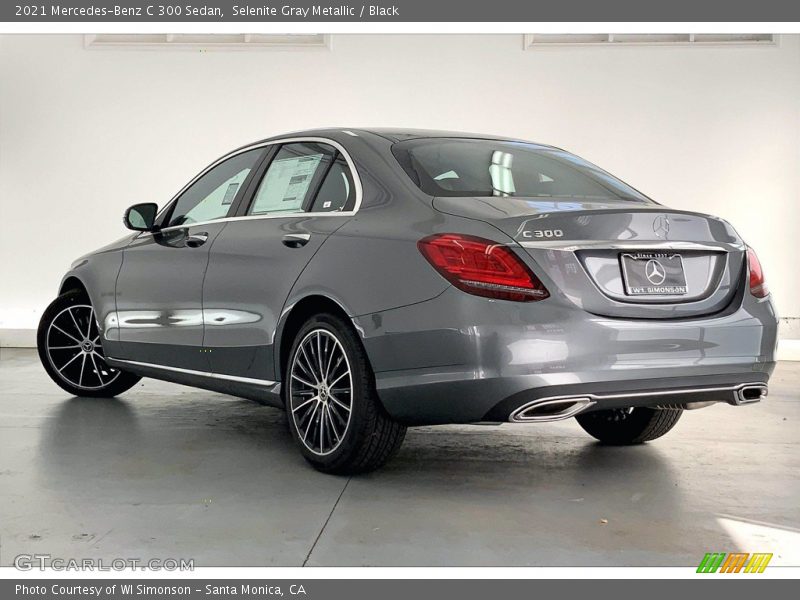 Selenite Gray Metallic / Black 2021 Mercedes-Benz C 300 Sedan