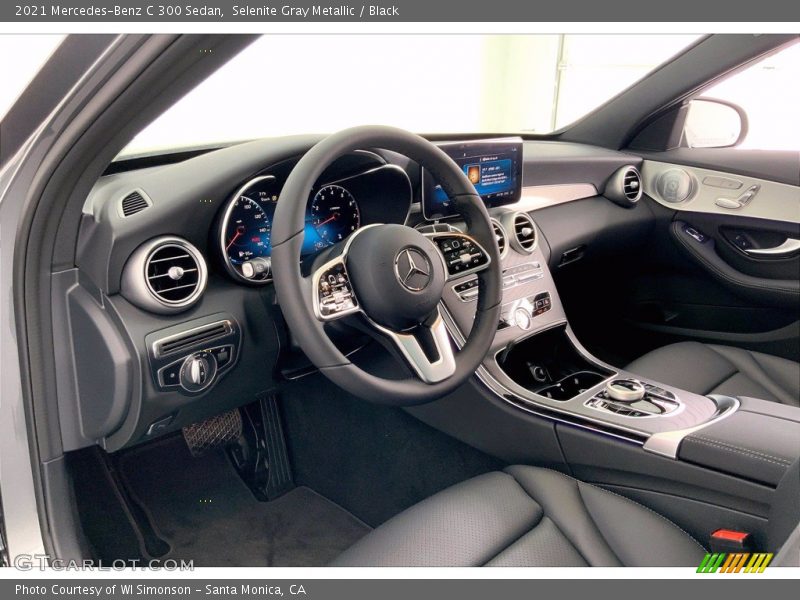 Selenite Gray Metallic / Black 2021 Mercedes-Benz C 300 Sedan
