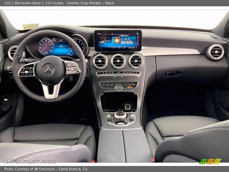Selenite Gray Metallic / Black 2021 Mercedes-Benz C 300 Sedan