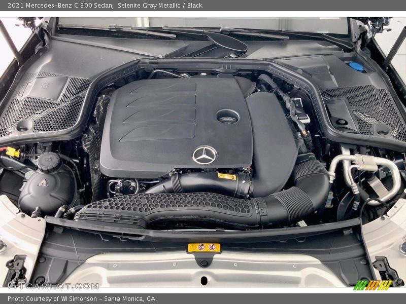 Selenite Gray Metallic / Black 2021 Mercedes-Benz C 300 Sedan