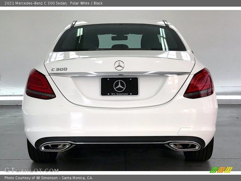 Polar White / Black 2021 Mercedes-Benz C 300 Sedan