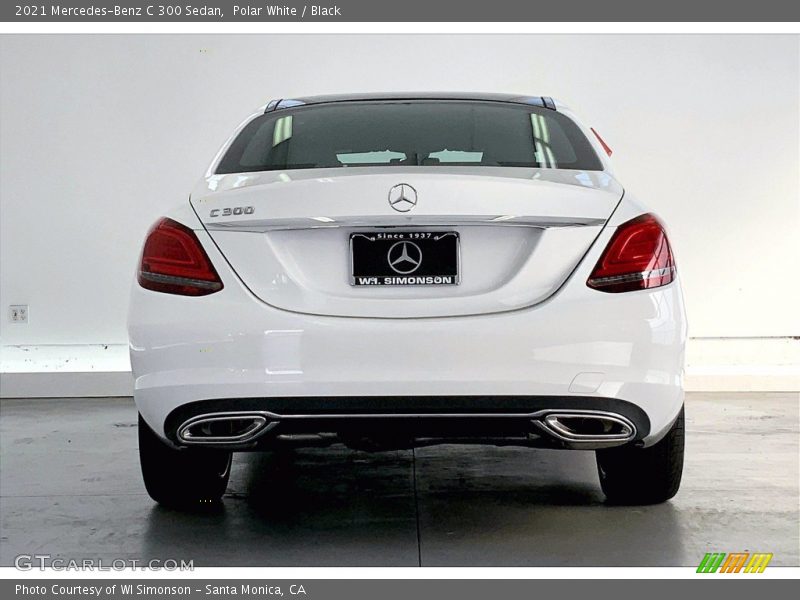 Polar White / Black 2021 Mercedes-Benz C 300 Sedan