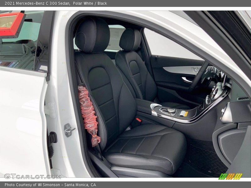 Polar White / Black 2021 Mercedes-Benz C 300 Sedan