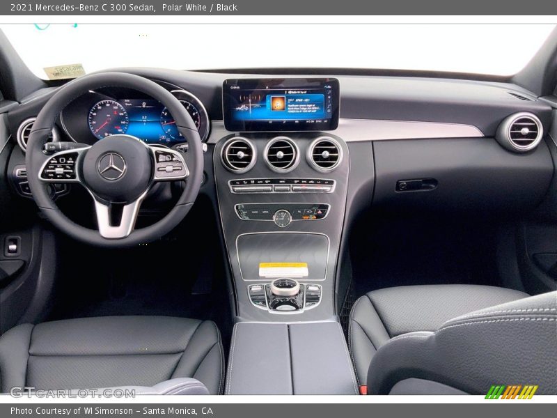 Polar White / Black 2021 Mercedes-Benz C 300 Sedan