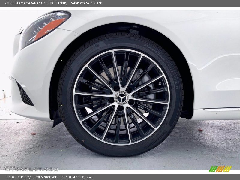 Polar White / Black 2021 Mercedes-Benz C 300 Sedan