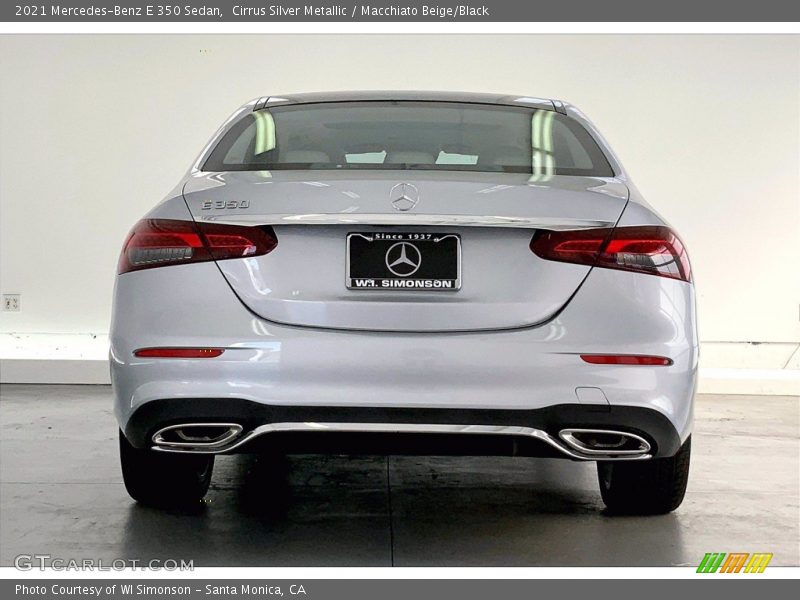 Cirrus Silver Metallic / Macchiato Beige/Black 2021 Mercedes-Benz E 350 Sedan