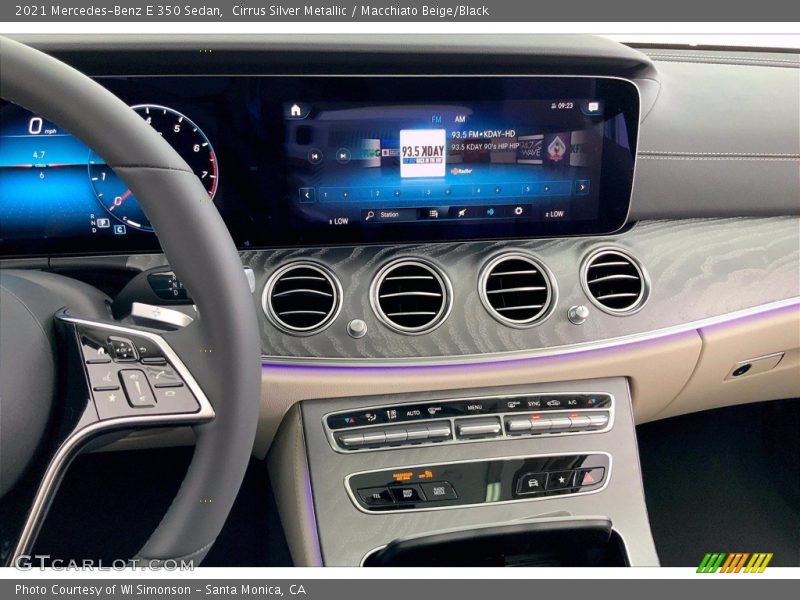 Cirrus Silver Metallic / Macchiato Beige/Black 2021 Mercedes-Benz E 350 Sedan