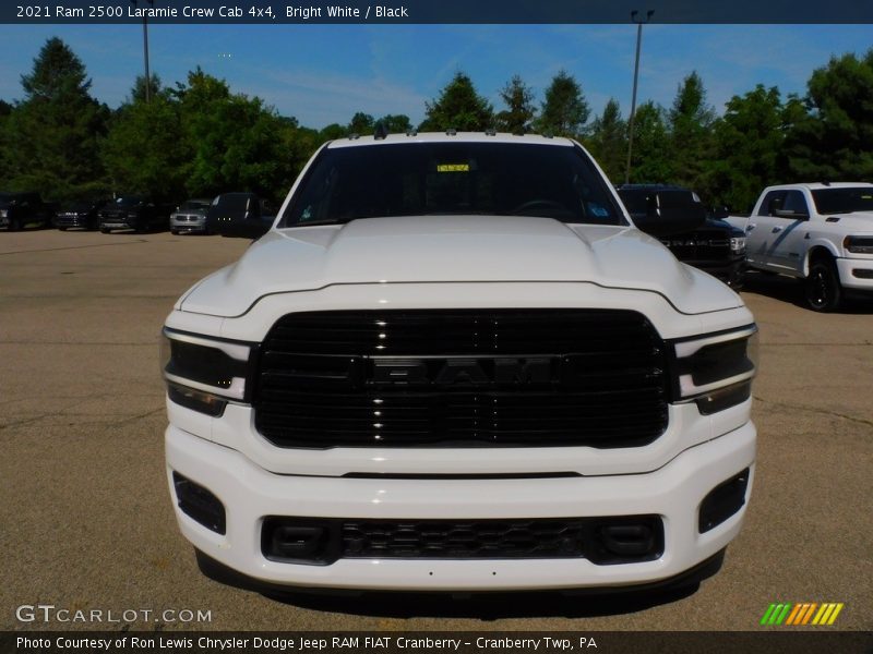 Bright White / Black 2021 Ram 2500 Laramie Crew Cab 4x4