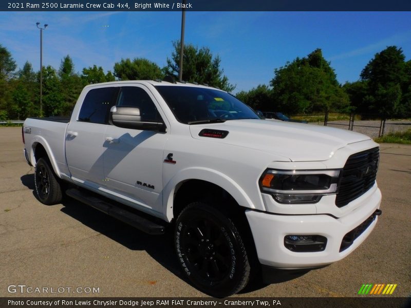 Bright White / Black 2021 Ram 2500 Laramie Crew Cab 4x4
