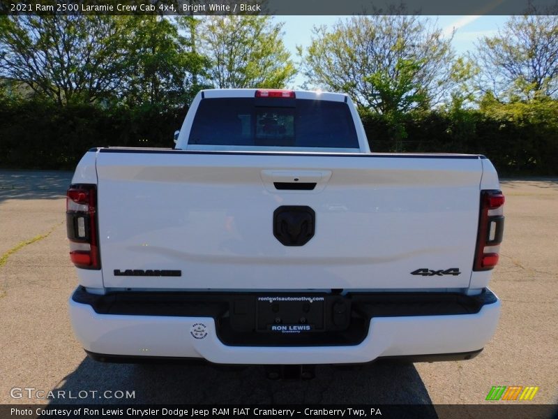 Bright White / Black 2021 Ram 2500 Laramie Crew Cab 4x4