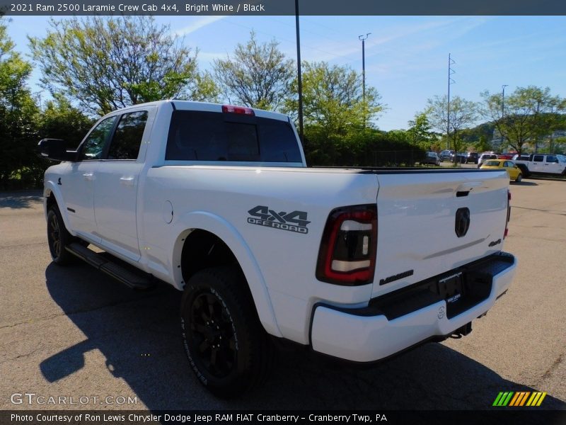 Bright White / Black 2021 Ram 2500 Laramie Crew Cab 4x4