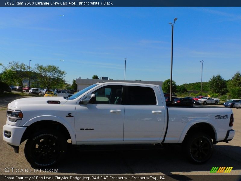 Bright White / Black 2021 Ram 2500 Laramie Crew Cab 4x4