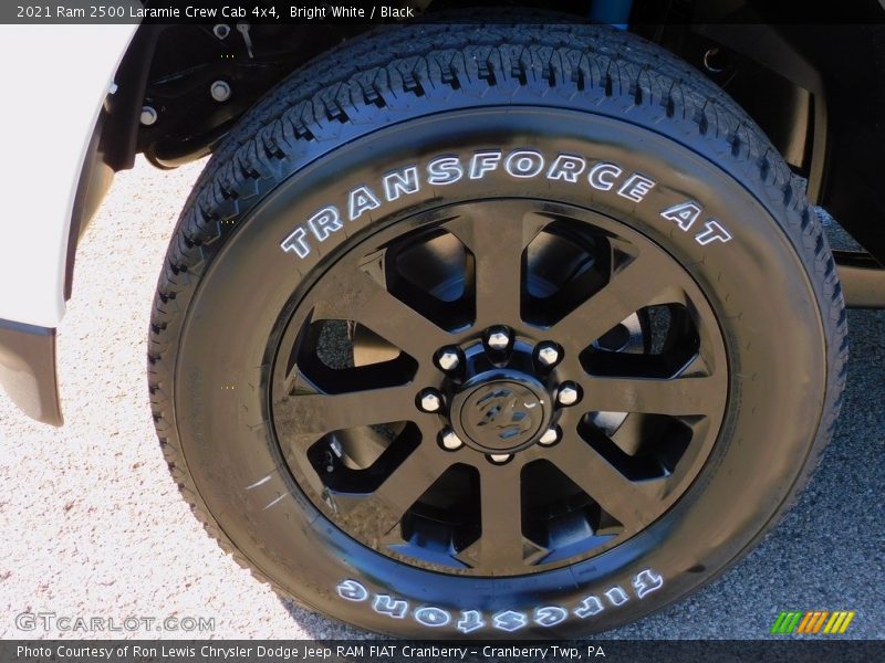 Bright White / Black 2021 Ram 2500 Laramie Crew Cab 4x4