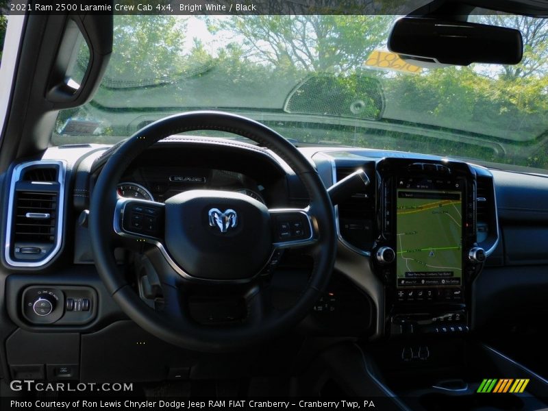 Bright White / Black 2021 Ram 2500 Laramie Crew Cab 4x4