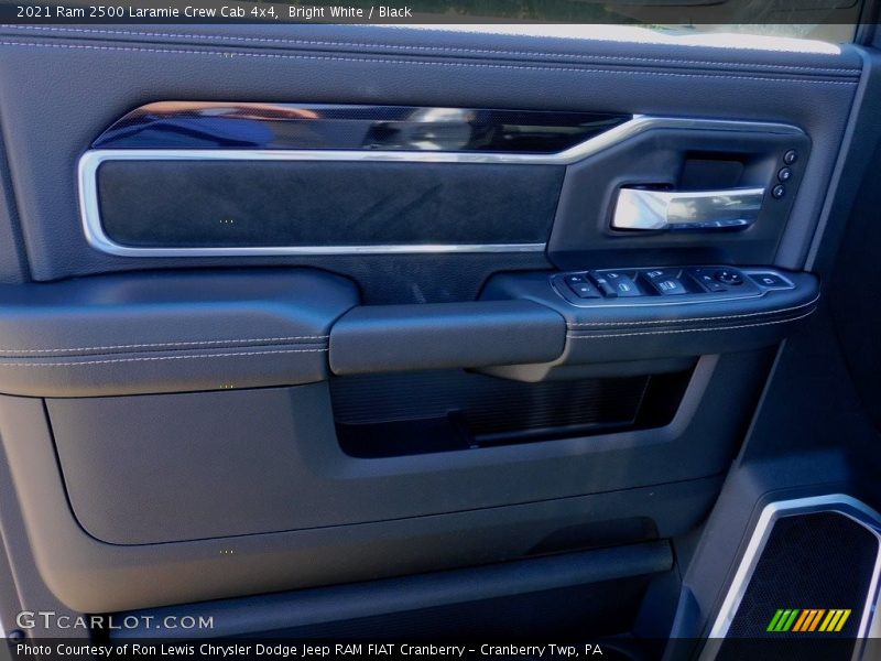 Bright White / Black 2021 Ram 2500 Laramie Crew Cab 4x4