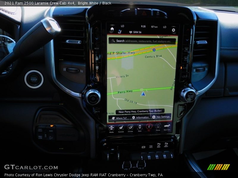 Bright White / Black 2021 Ram 2500 Laramie Crew Cab 4x4