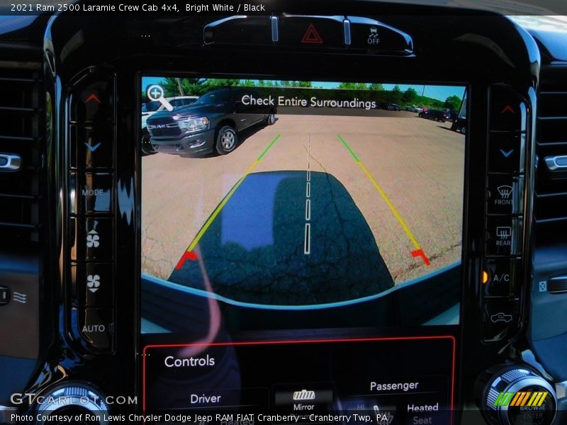 Bright White / Black 2021 Ram 2500 Laramie Crew Cab 4x4