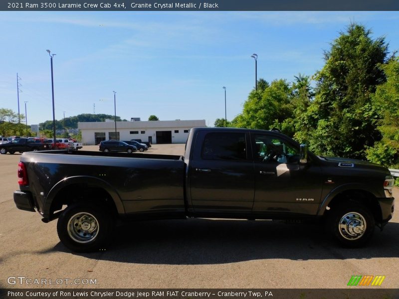 Granite Crystal Metallic / Black 2021 Ram 3500 Laramie Crew Cab 4x4