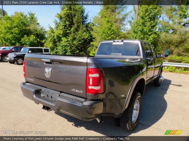 Granite Crystal Metallic / Black 2021 Ram 3500 Laramie Crew Cab 4x4