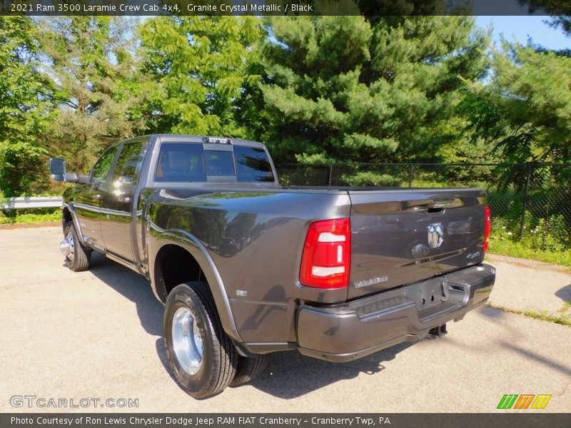 Granite Crystal Metallic / Black 2021 Ram 3500 Laramie Crew Cab 4x4