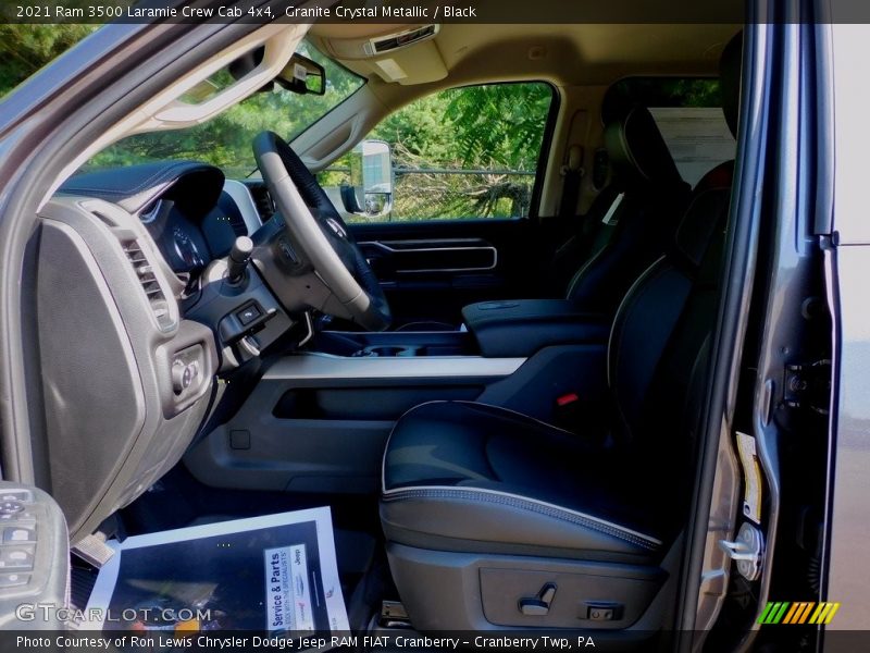 Granite Crystal Metallic / Black 2021 Ram 3500 Laramie Crew Cab 4x4