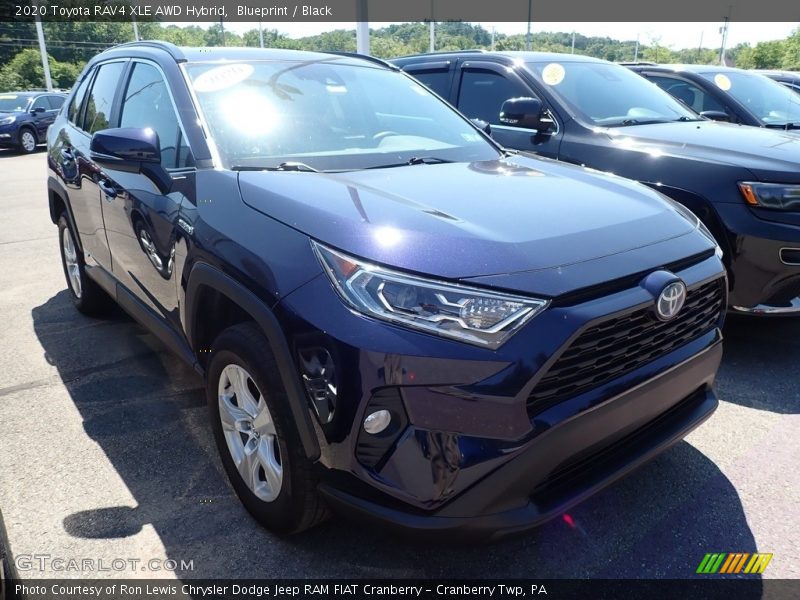 Blueprint / Black 2020 Toyota RAV4 XLE AWD Hybrid