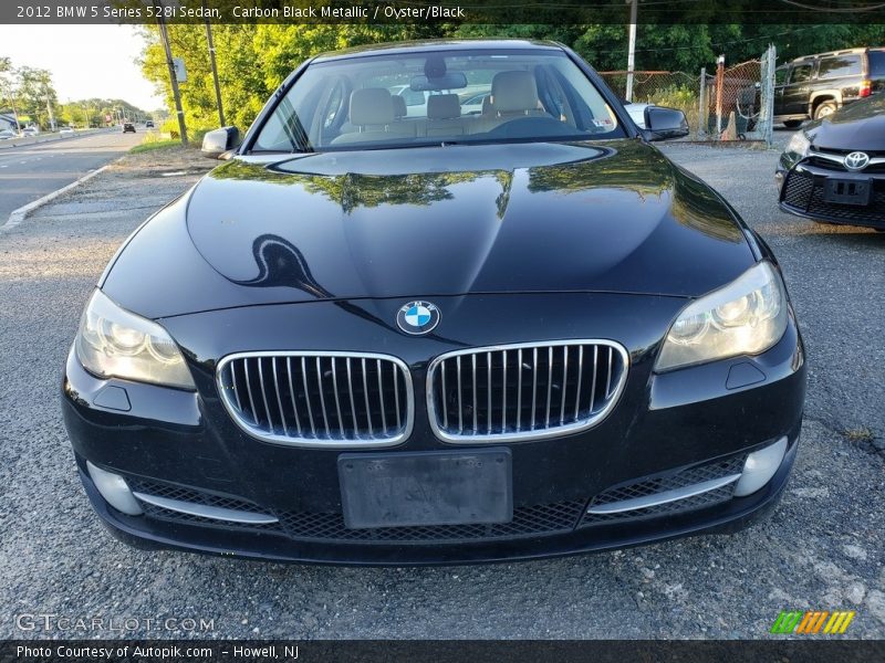 Carbon Black Metallic / Oyster/Black 2012 BMW 5 Series 528i Sedan