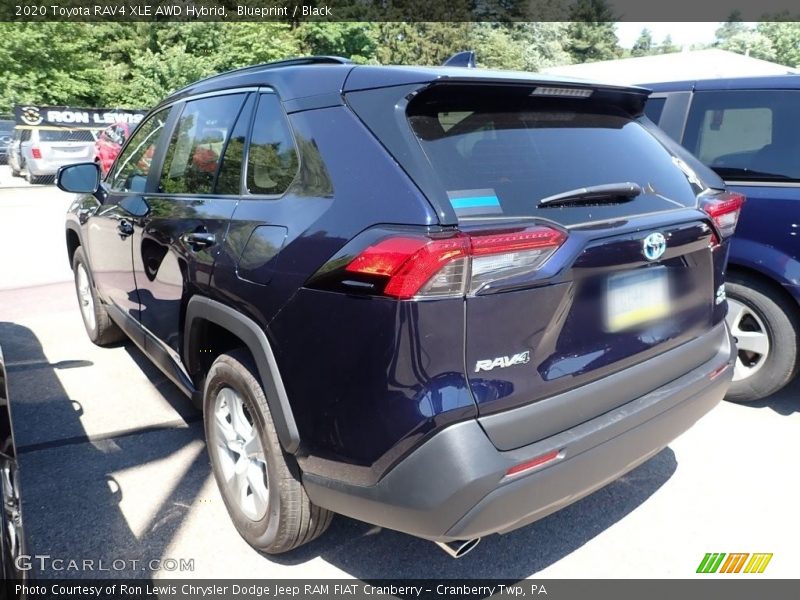 Blueprint / Black 2020 Toyota RAV4 XLE AWD Hybrid