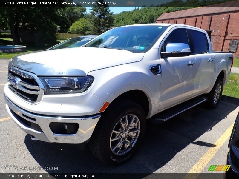 Oxford White / Ebony 2019 Ford Ranger Lariat SuperCrew 4x4