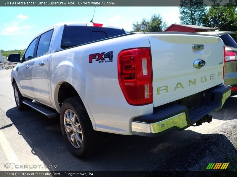Oxford White / Ebony 2019 Ford Ranger Lariat SuperCrew 4x4
