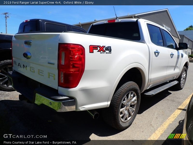 Oxford White / Ebony 2019 Ford Ranger Lariat SuperCrew 4x4