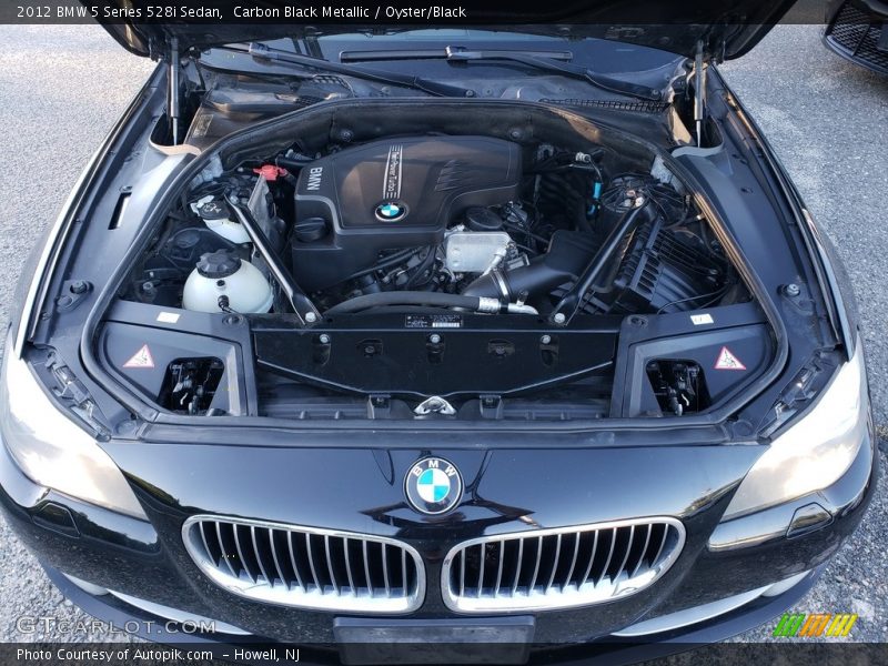 Carbon Black Metallic / Oyster/Black 2012 BMW 5 Series 528i Sedan