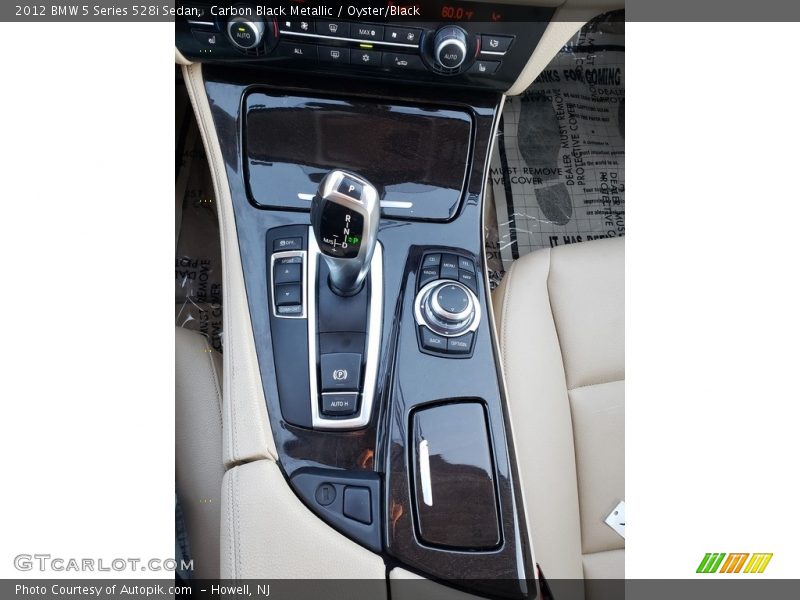 Carbon Black Metallic / Oyster/Black 2012 BMW 5 Series 528i Sedan