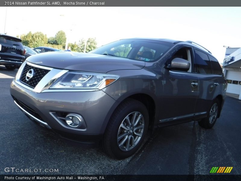 Mocha Stone / Charcoal 2014 Nissan Pathfinder SL AWD