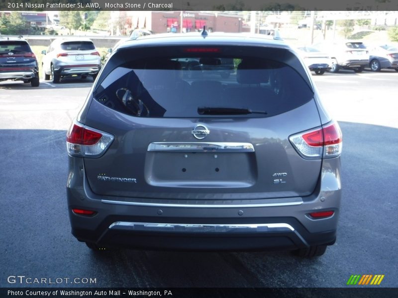 Mocha Stone / Charcoal 2014 Nissan Pathfinder SL AWD