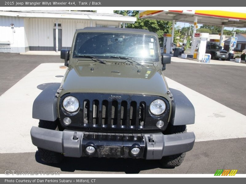 Tank / Black 2015 Jeep Wrangler Willys Wheeler 4x4