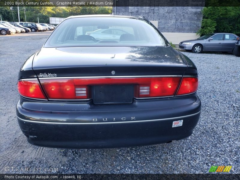 Graphite Metallic / Medium Gray 2001 Buick Century Custom