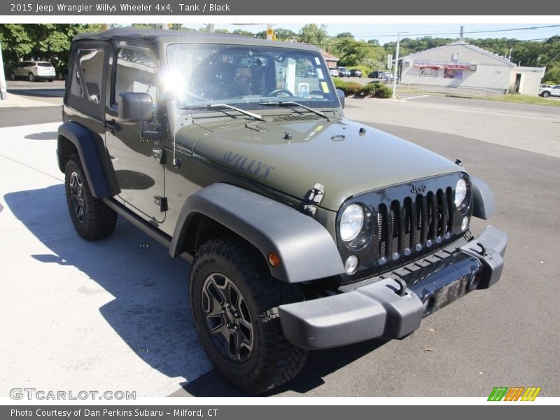 Tank / Black 2015 Jeep Wrangler Willys Wheeler 4x4