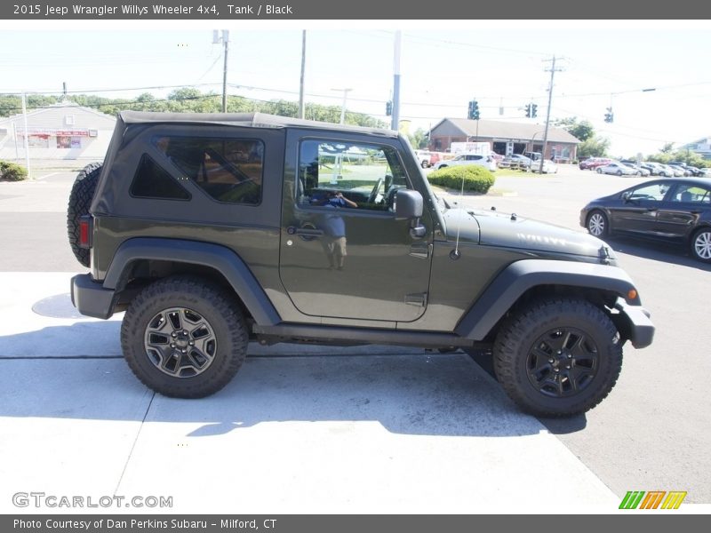 Tank / Black 2015 Jeep Wrangler Willys Wheeler 4x4