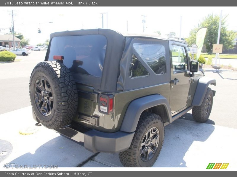 Tank / Black 2015 Jeep Wrangler Willys Wheeler 4x4