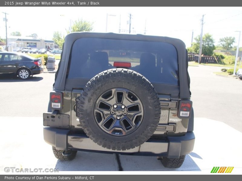 Tank / Black 2015 Jeep Wrangler Willys Wheeler 4x4