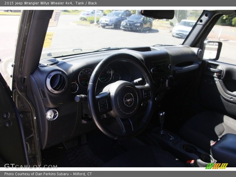 Tank / Black 2015 Jeep Wrangler Willys Wheeler 4x4