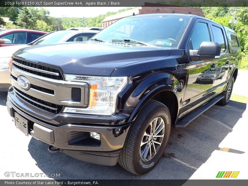 Agate Black / Black 2019 Ford F150 XLT Sport SuperCrew 4x4